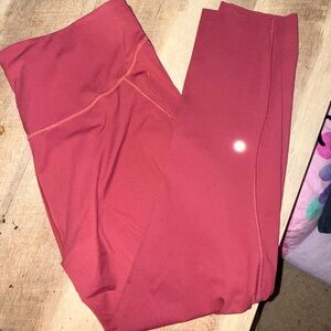 lululemon athletica Red Leggings